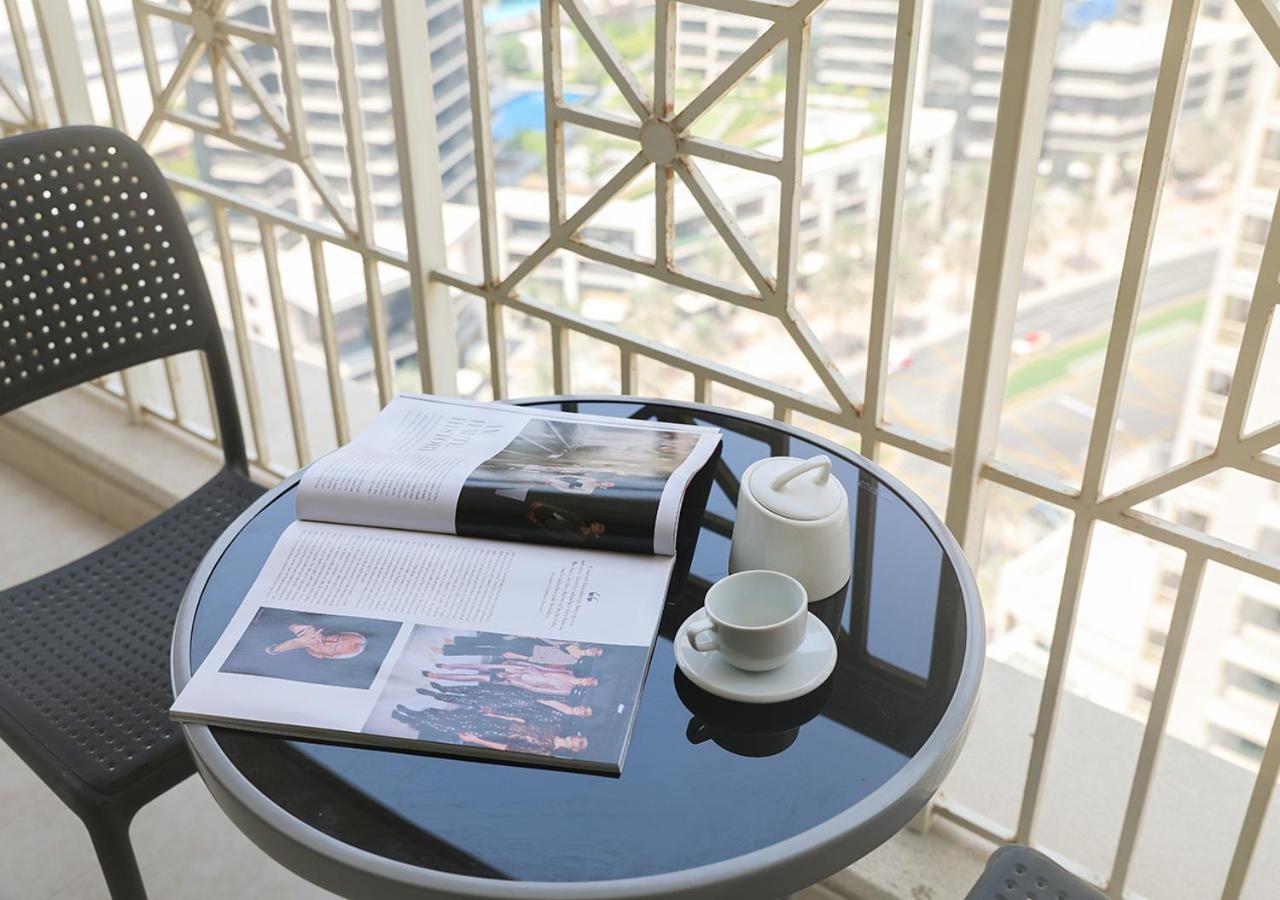 Nasma Luxury Stays - Fancy Apartment With Balcony Near Burj Khalifa ดูไบ ภายนอก รูปภาพ