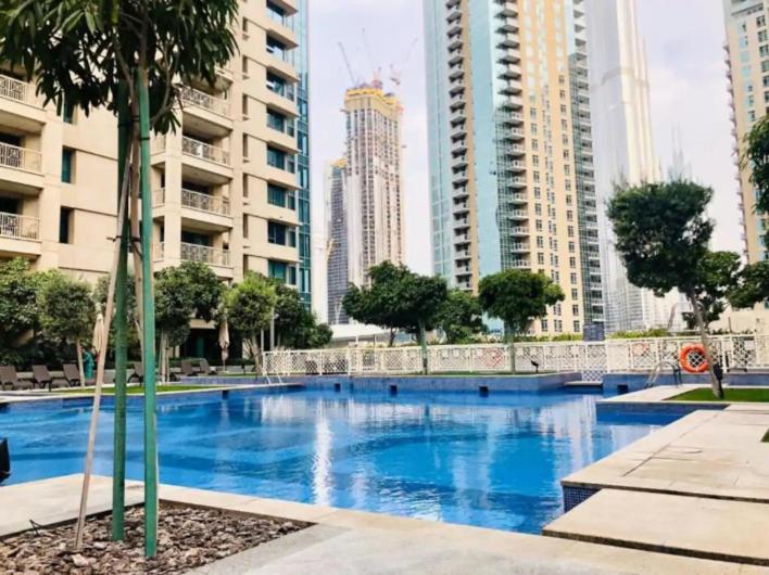 Nasma Luxury Stays - Fancy Apartment With Balcony Near Burj Khalifa ดูไบ ภายนอก รูปภาพ